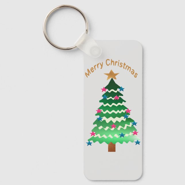 Christmas tree Key Ring: Ring (Front)