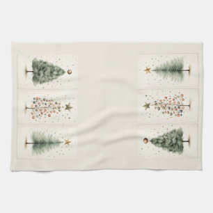Christmas Tree Kitchen Towel, Christmas Tea Towel