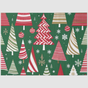 christmas tree land tissue paper