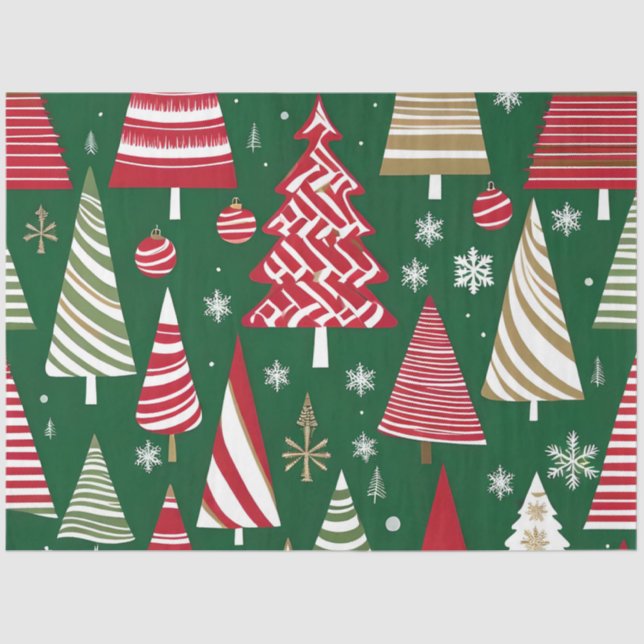 christmas tree land tissue paper (Front)
