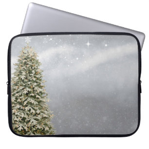 Christmas tree laptop sleeve