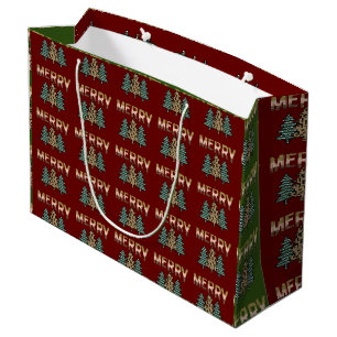 Christmas Tree Large Gift Bag