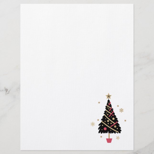 Christmas Tree Letterhead (Front)
