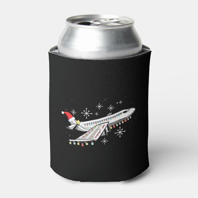 Christmas tree light Design for a Pilot Can Cooler (Can Front)