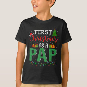 Christmas Tree Lights Decor Funny First Christmas T-Shirt