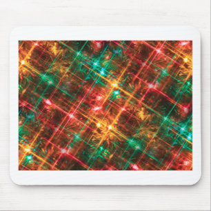 christmas tree lights mouse pad