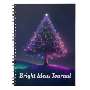 Christmas Tree Lights Notebook