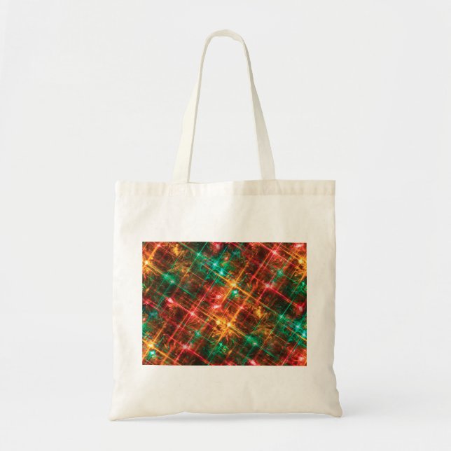 christmas tree lights tote bag (Front)