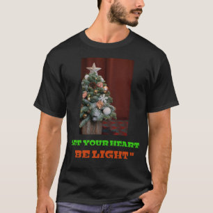 Christmas tree LOGO design for program t-shirts