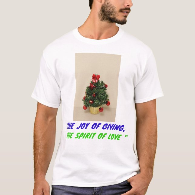 Christmas tree Logo design for t-shirts  (Front)