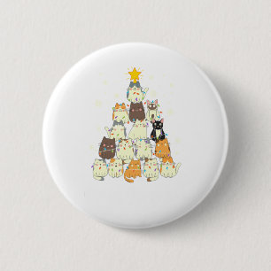 Christmas Tree Lover Woman Kid - Funny Merry Chris 6 Cm Round Badge