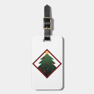 Christmas Tree Luggage Tag