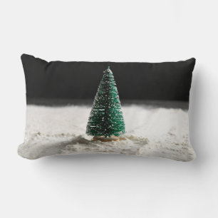 christmas tree lumbar cushion