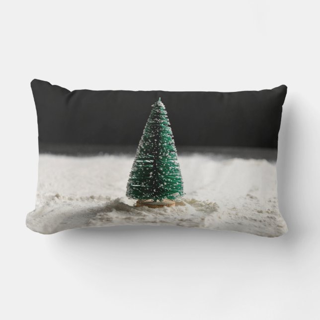 christmas tree lumbar cushion (Front)
