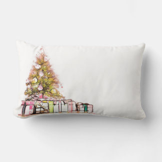 Christmas Tree Lumbar Cushion