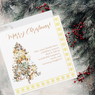 Christmas tree made of snowflakes