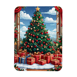 Christmas tree magnet