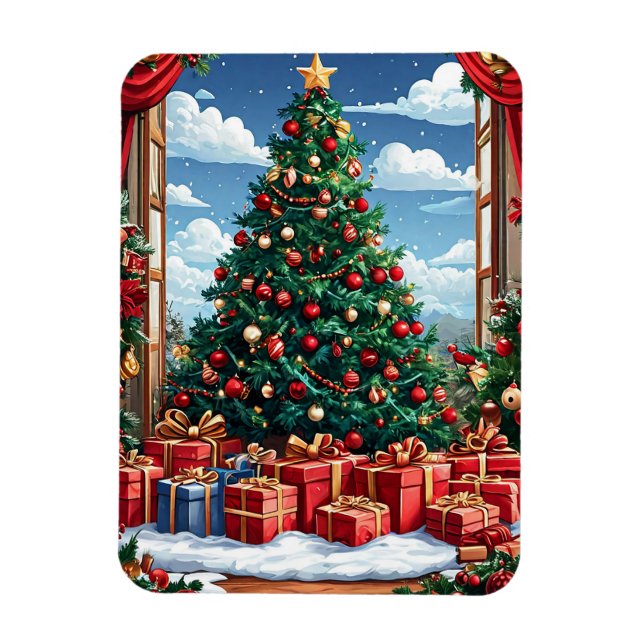 Christmas tree magnet (Vertical)