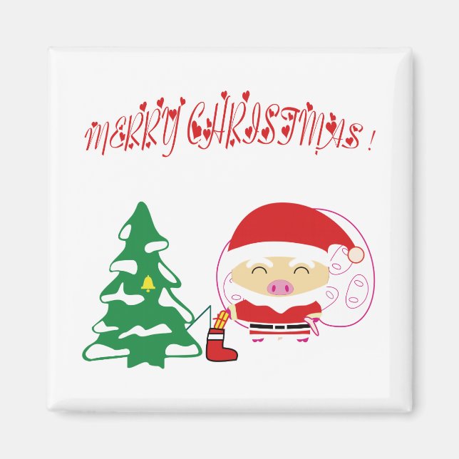 Christmas tree magnet (Front)