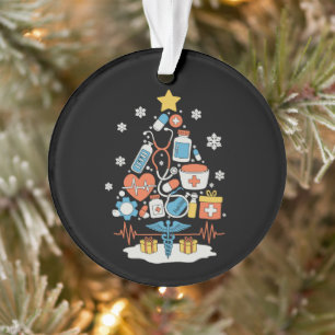 Christmas Tree Medical Tools Nurse Doctor Xmas Ornament