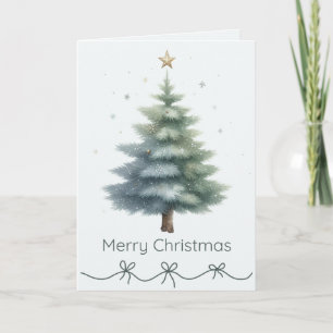 Christmas Tree Merry Christmas Card