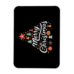 Christmas Tree Merry Christmas Classic Magnet