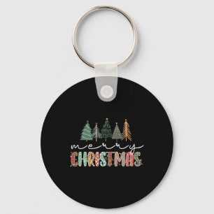 Christmas Tree Merry Christmas For Women Girls Key Ring