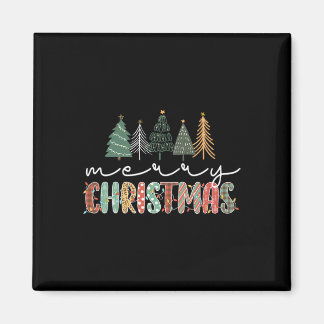 Christmas Tree Merry Christmas  for Women Girls  Magnet
