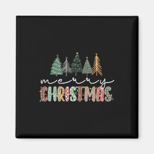 Christmas Tree Merry Christmas For Women Girls Magnet