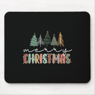 Christmas Tree Merry Christmas  for Women Girls  Mouse Pad