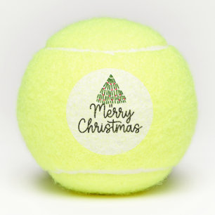 Christmas tree Merry Christmas Tennis Balls