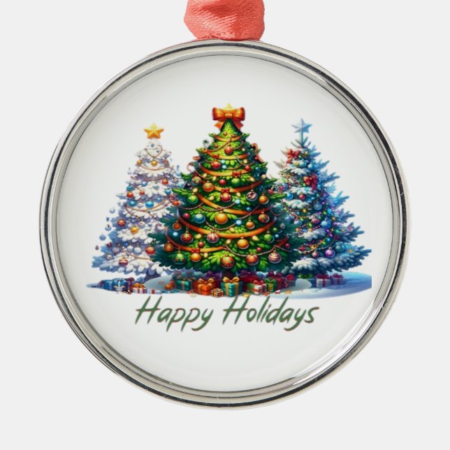 Christmas tree  metal tree decoration (Front)