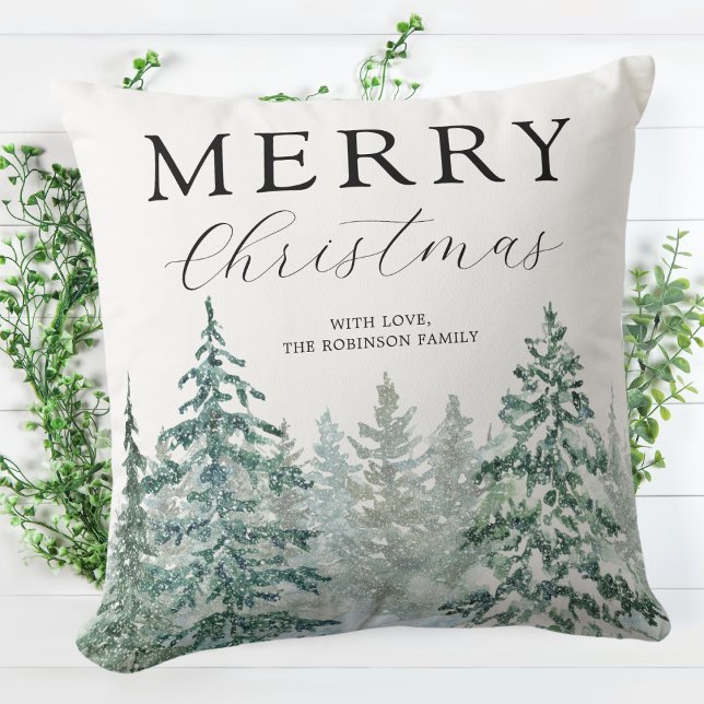 Christmas Tree Modern Holiday  Cushion (Creator Uploaded)