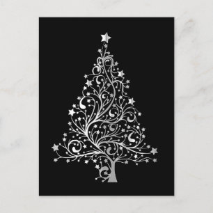 Christmas Tree Modern  Postcard