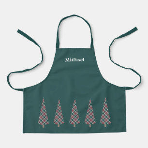 Christmas Tree Monogrammed Apron