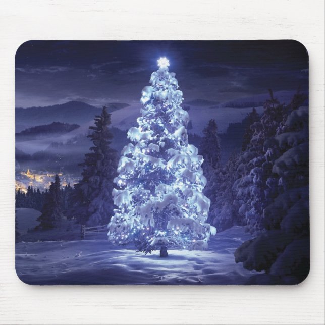 Christmas Tree  Mouse Pad (Front)