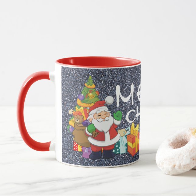 Christmas tree  mug (With Donut)