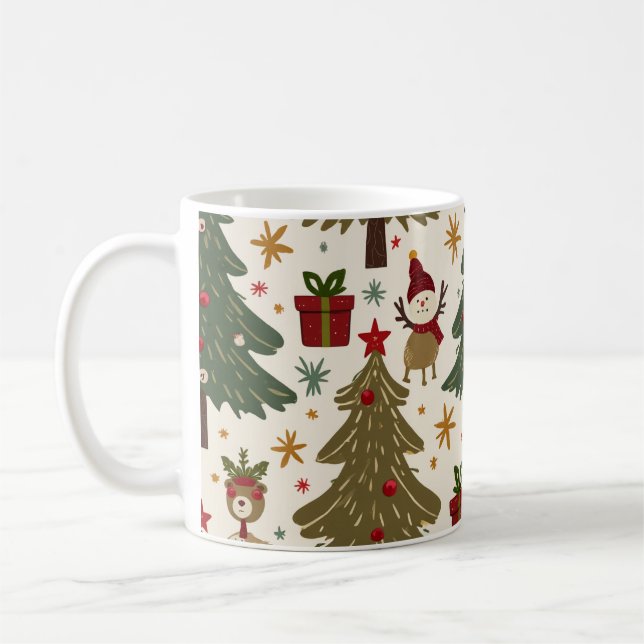 Christmas Tree Mug Cup (Left)