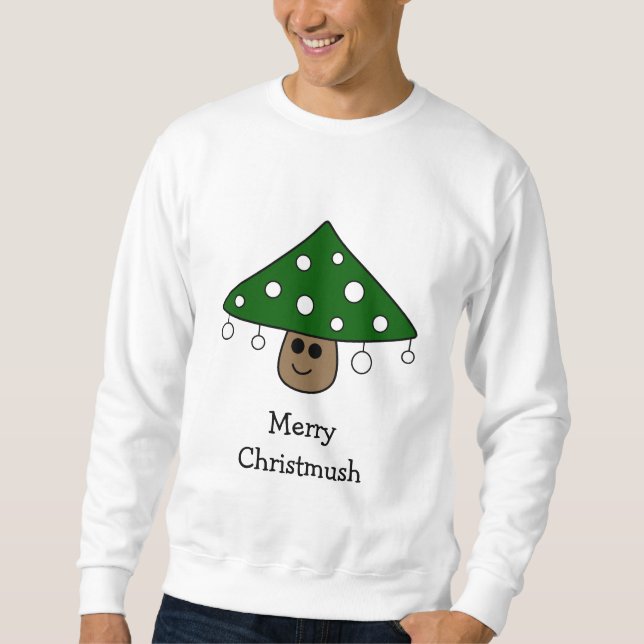 Christmas Tree Mushroom Sweatshirt (Front)