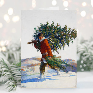 Christmas Tree    N.C. Wyeth Holiday Card
