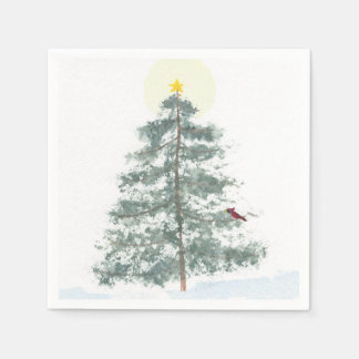 Christmas tree napkins