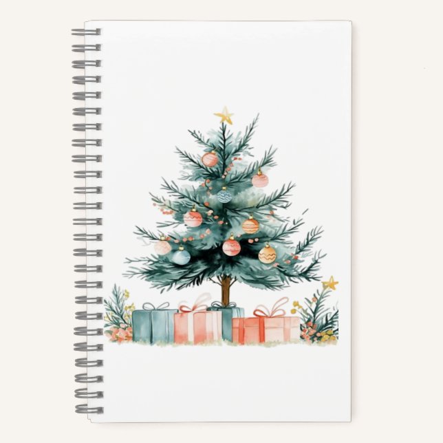 Christmas tree  notebook (Front)