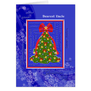 Christmas Tree O Tannenbaum Snowflakes for Uncle