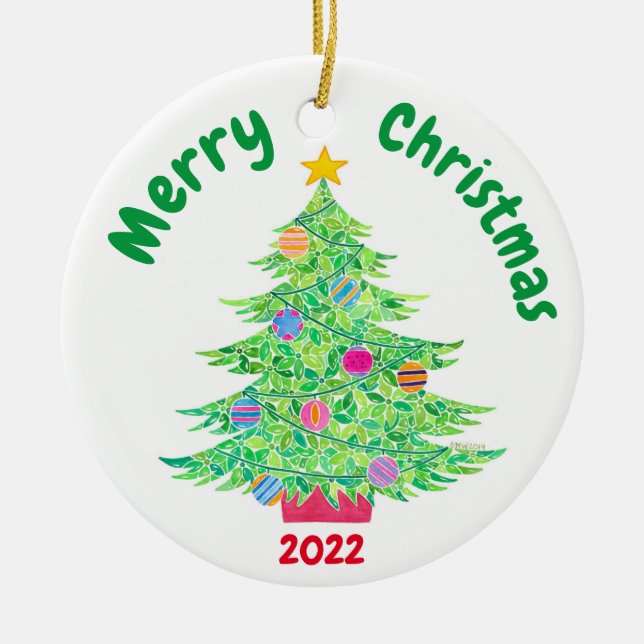 Christmas Tree Ornament (Front)
