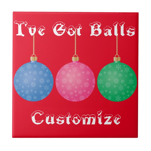 Christmas Tree Ornament Balls Thunder_Cove Tile (Front)