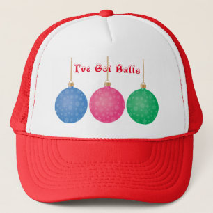 Christmas Tree Ornament Balls Thunder_Cove Trucker Hat