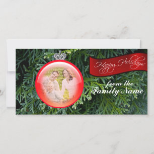 Christmas Tree Ornament Custom Photo Template