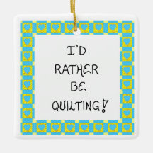 Christmas tree ornament for quilter-Quilting quote