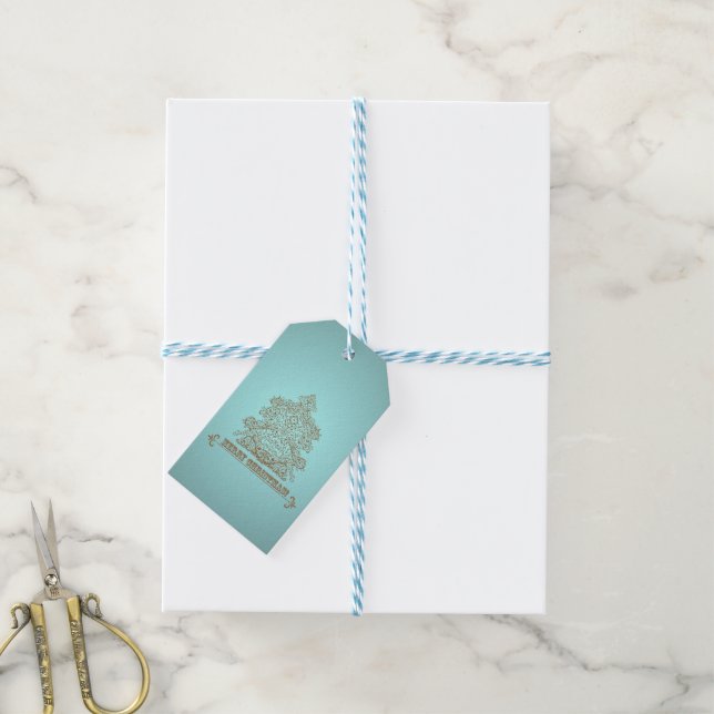 Christmas Tree Ornament - Gift Tag (With Twine)