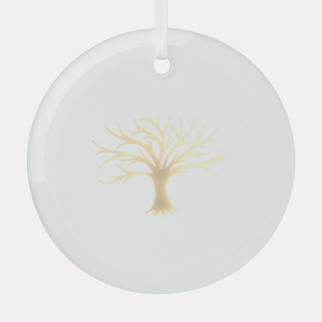 CHRISTMAS TREE ORNAMENT GLASS ART AND DESIGN (Front)